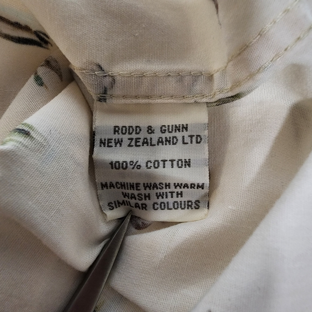 Rodd & Gunn New Zealand Long Sleeve Button Up Mens XL Italian Fabric Duck Print - Picture 6 of 8